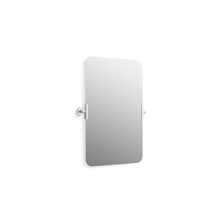 20 in. X 30 in. Rectangular Mirror in Polished Chrome